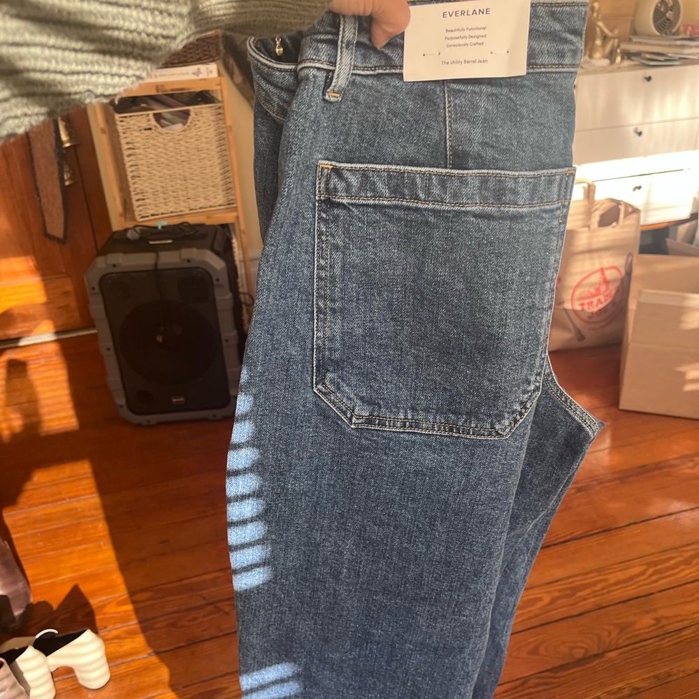 Everlane Utility Barrel Jeans (nwt) - Picture 2 of 5